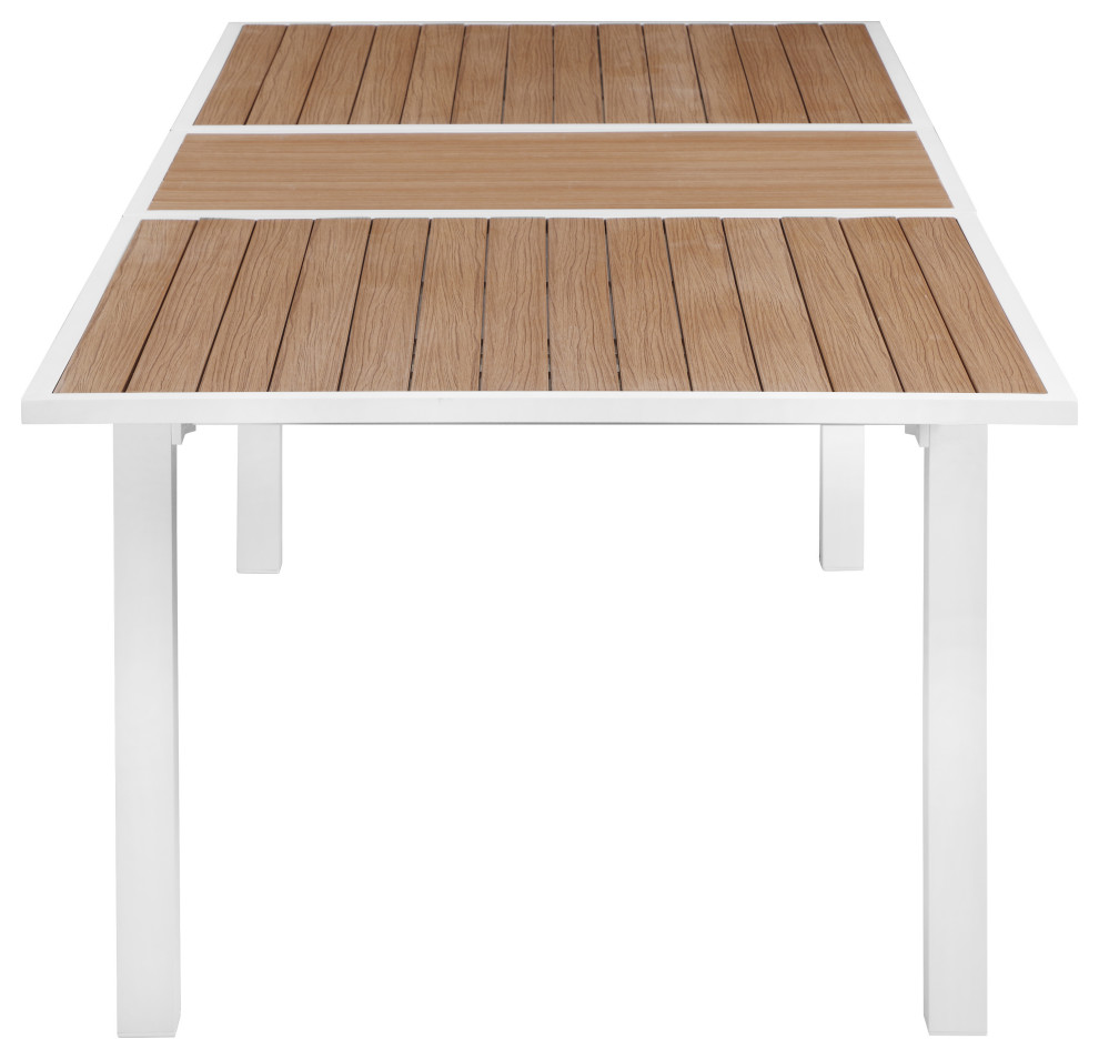 Nizuc Outdoor Patio Extendable Dining Table   Contemporary   Outdoor Dining Tables   by Meridian Furniture  Houzz