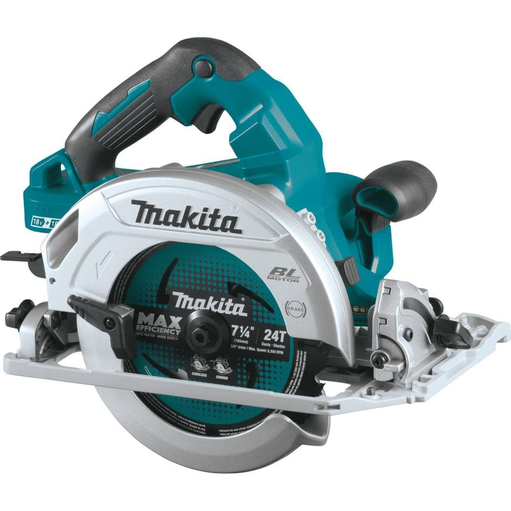 18V X2 LXT? Lithium-Ion (36V) Brushless Cordless 7-1/4” Circular Saw with Guide Rail Compatible Base， Tool Only ;