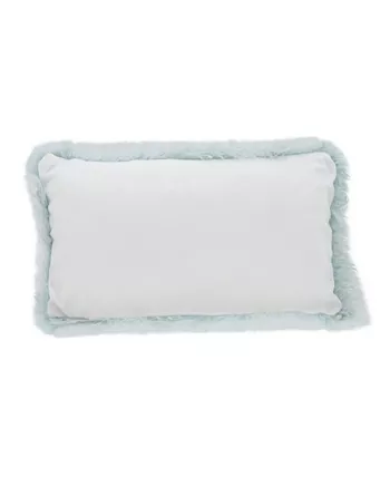 Saro Lifestyle Mongolian Faux Fur Decorative Pillow， 12