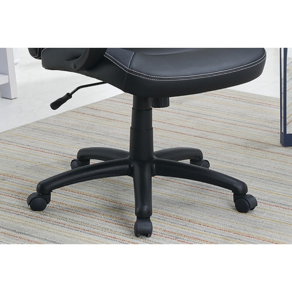 Office Chair Upholstered 1pc Cushioned Comfort Chair Relax Gaming Office