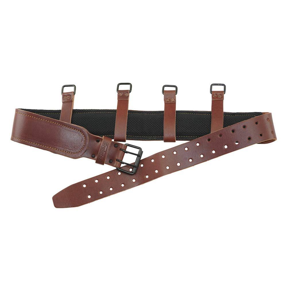 Graintex 3 in. Brown Ambassador Series Leather Belt wSuspender Hooks AB2352