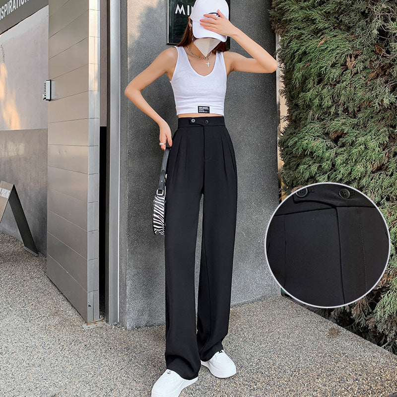 Woman's Casual Full-Length Loose Pants