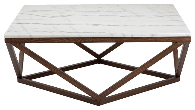 Marble Coffee Table   Transitional   Coffee Tables   by HomeCraftDecor  Houzz