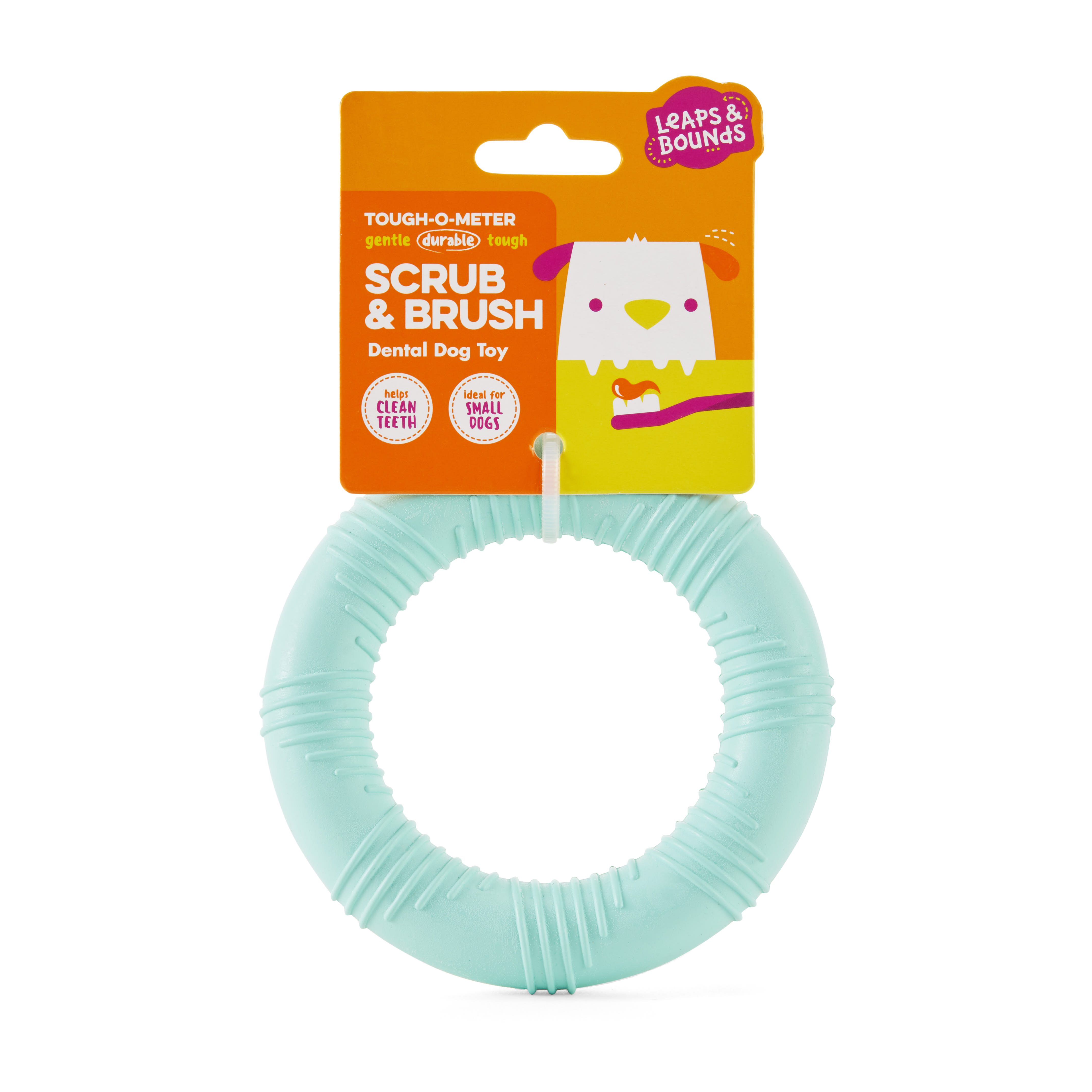 Leaps  Bounds Rubber Dental Ring Dog Toy