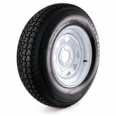 Loadstar Trailer Tireamp 5-Hole Custom Spoke Wheel (5 4.5) 205 75D-15 LRC