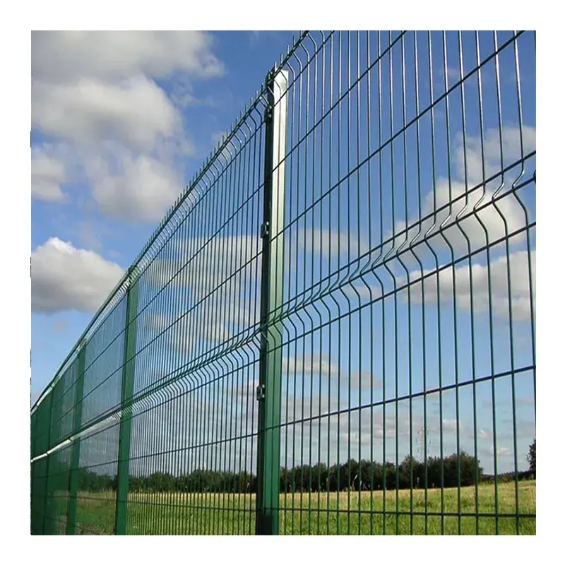 Manufacturer Supply 3D Curved Bending Galvanized Wire Fence Easily Assembled Triangle Bend Fence