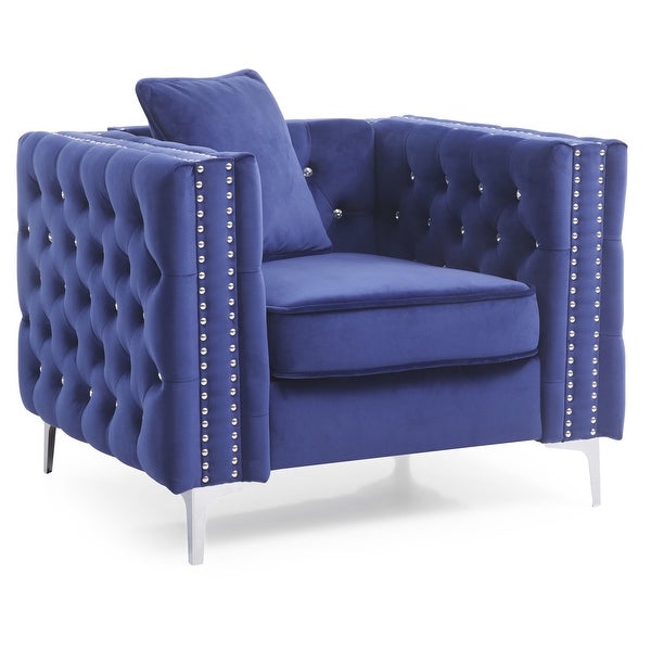 Paige Tufted Velvet Living Room Chair