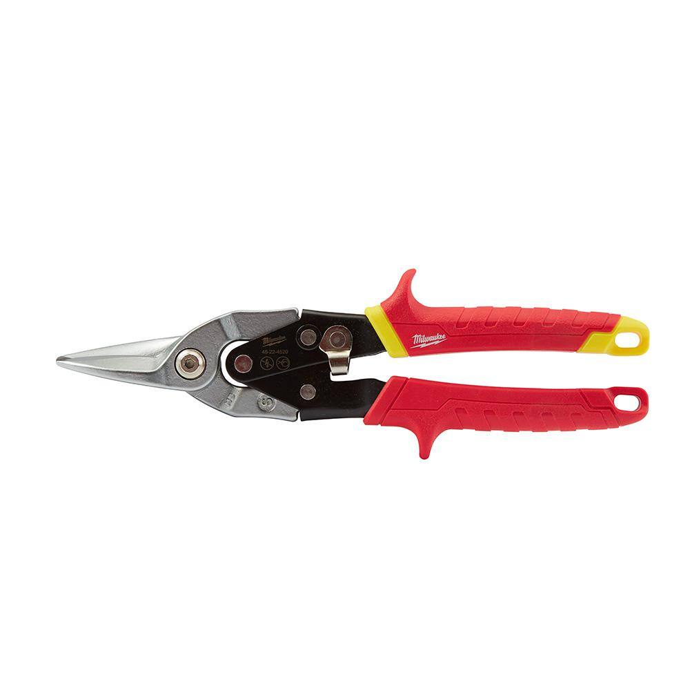 MW Left Right and Straight Aviation Snips with Utility Knife's (5-Pack) 48-22-4533-48-22-1503