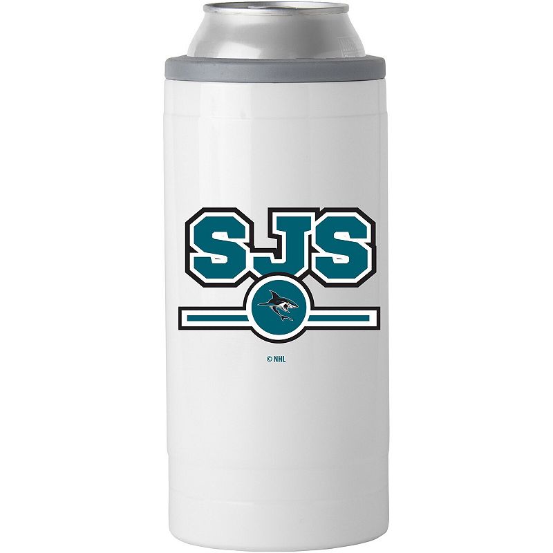 San Jose Sharks 12oz. Letterman Slim Can Cooler