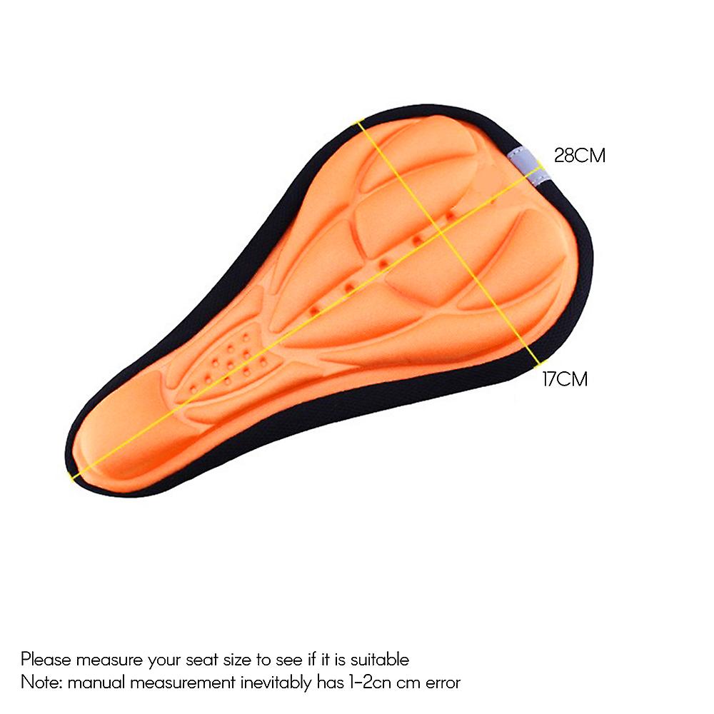 Red Bike Seat Covers Bicycle Sponge Cushion Cover Soft 3d High Bounce Bicycle Seat Outdoor Bicycle Sports Protection Pad For Mountain Bike Cycling Men