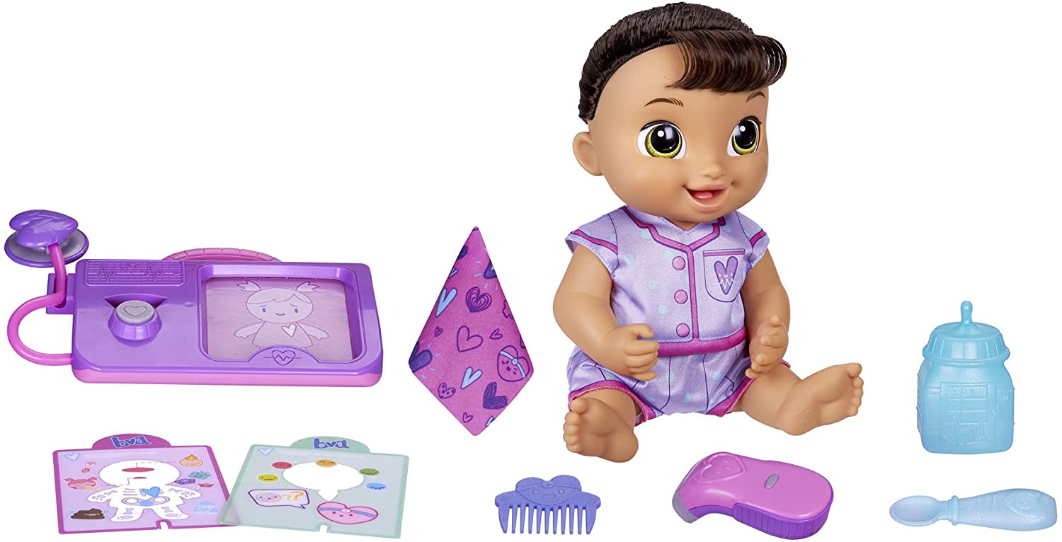 Baby Alive Lulu Achoo Doll， 12-Inch Interactive Doctor Play Toy