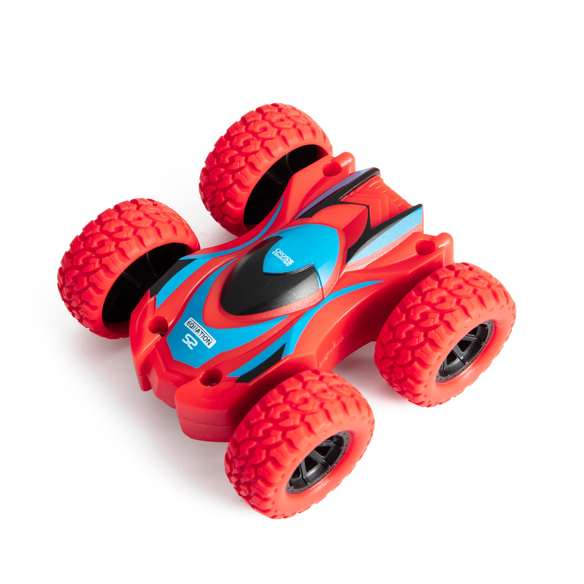 Friction Powered Car Toys， 1/2/4 Pcs Double-sided Stunt Flip Inertia Car 4 Wheels Drive Push and Go Stunt Car Powered Pull Back Toys Push and Go Toy Cars for Kids Toddlers