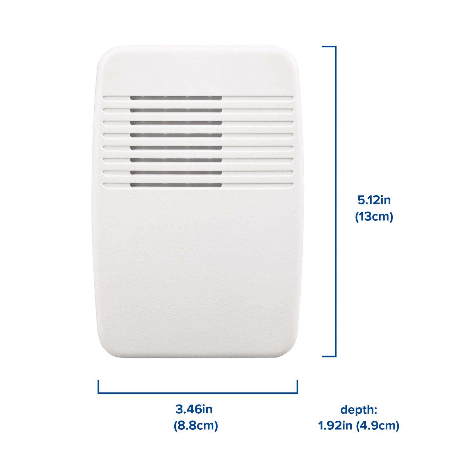 Heath Zenith White Plastic Wireless Door Chime Kit