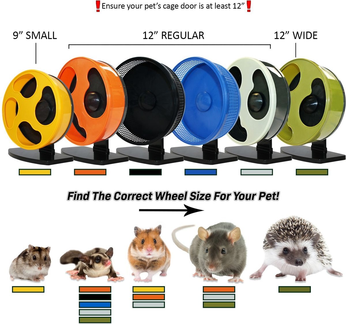 Exotic Nutrition Silent Runner Small Animal Exercise Wheel