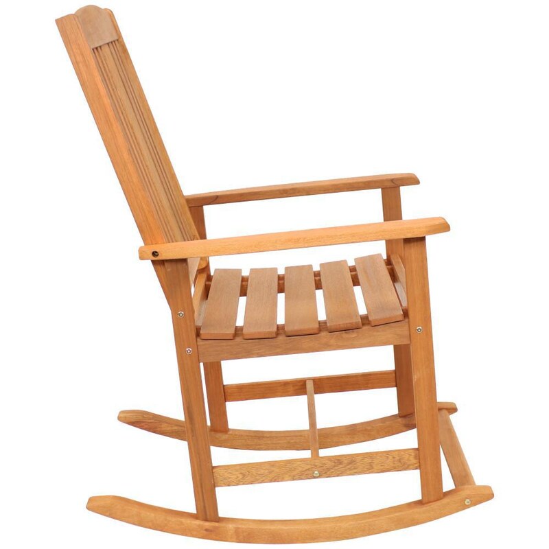 Ultimate Patio Meranti Wood Outdoor Rocking Chair