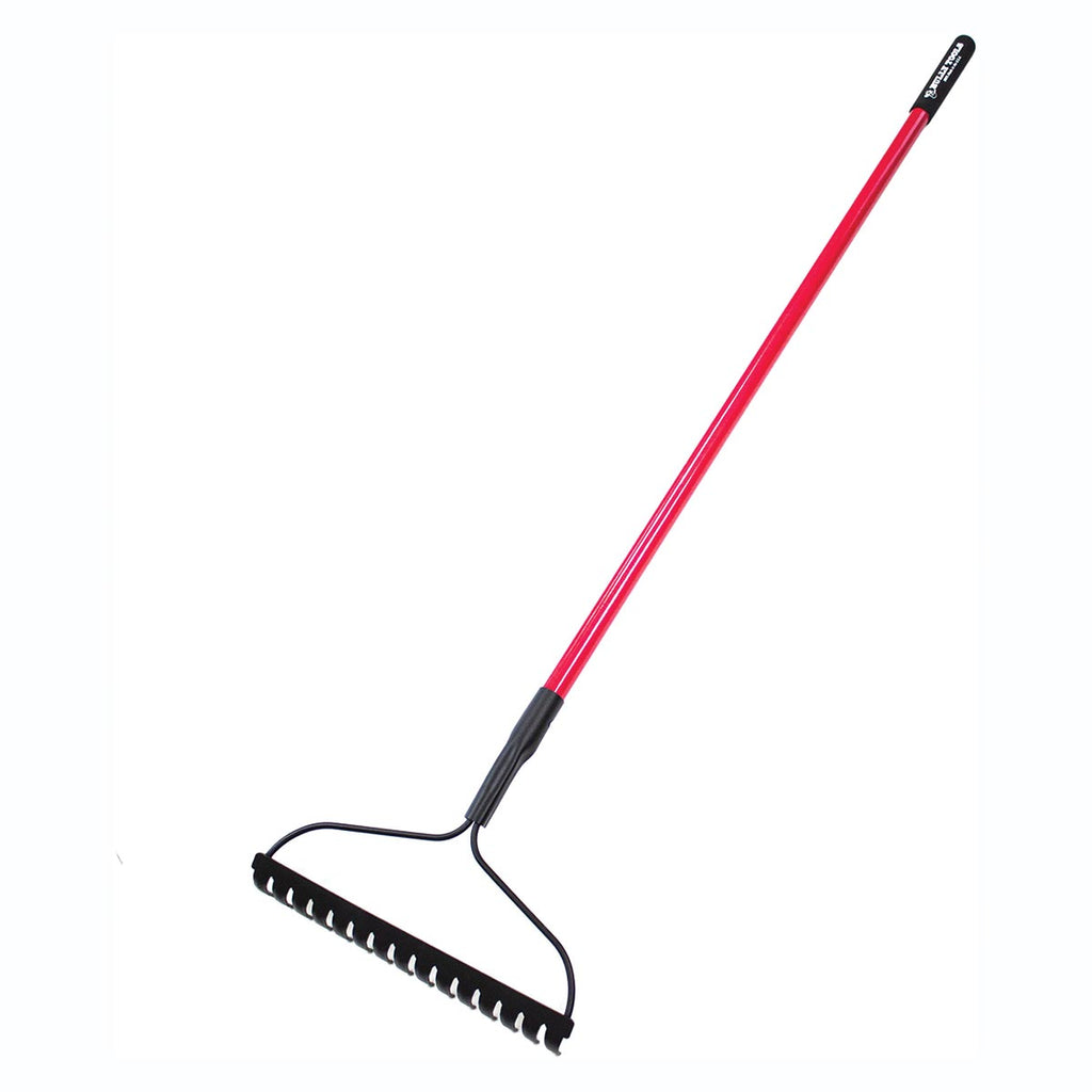 Bully Tools 16 Bow Rake w/Fiberglass Handle， 66L