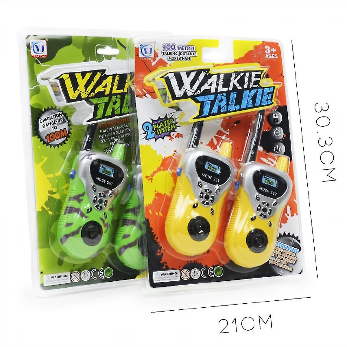 2 Pcs Walkie Talkies For Kids，toys，mini Small Walkie Talkie， Toy Gifts For 5-13 Year Old Boys Girls