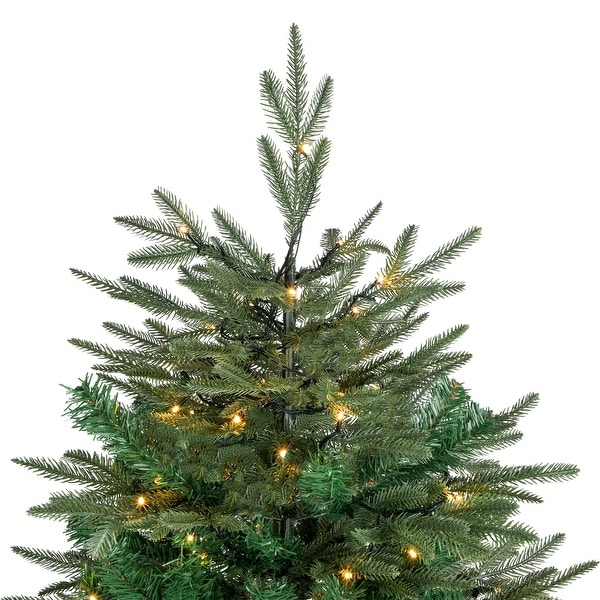 9' PreLit Hudson Fir Artificial Christmas Tree Warm White LED Lights