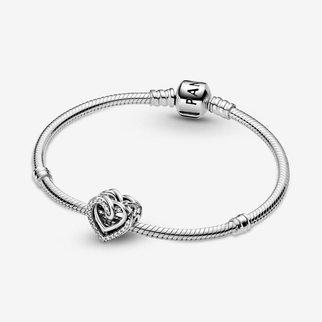 PANDORA  Sparkling Entwined Hearts Charm