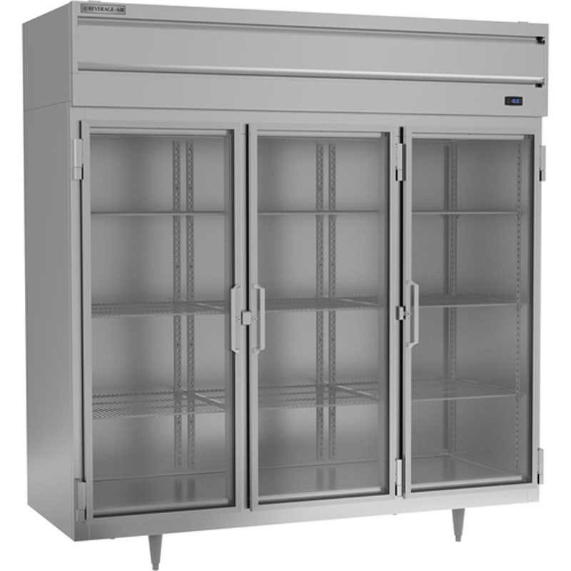 Beverage-Air PF3HC-1BG Reach-In Freezer， 3 Glass Doors