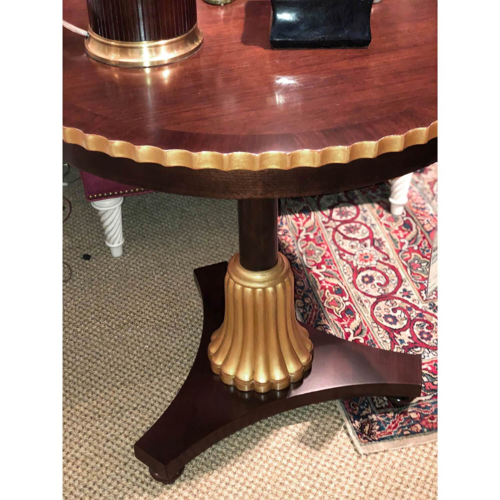 Regency Pedestal Side Table   Traditional   Side Tables And End Tables   by English Georgian America  Houzz