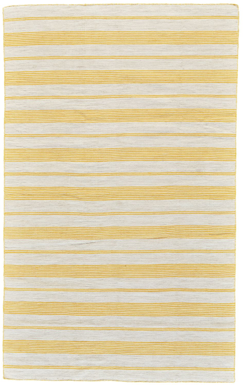 Granberg Hand Woven Yellow and Ivory Rug by BD Fine