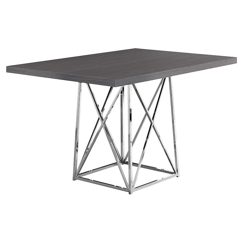 Monarch Contemporary X-Frame Dining Table