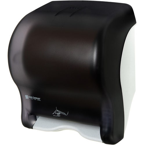 San Jamar T8400TBK Smart Essence Electronic Paper Towle Dispenser， Black Pearl