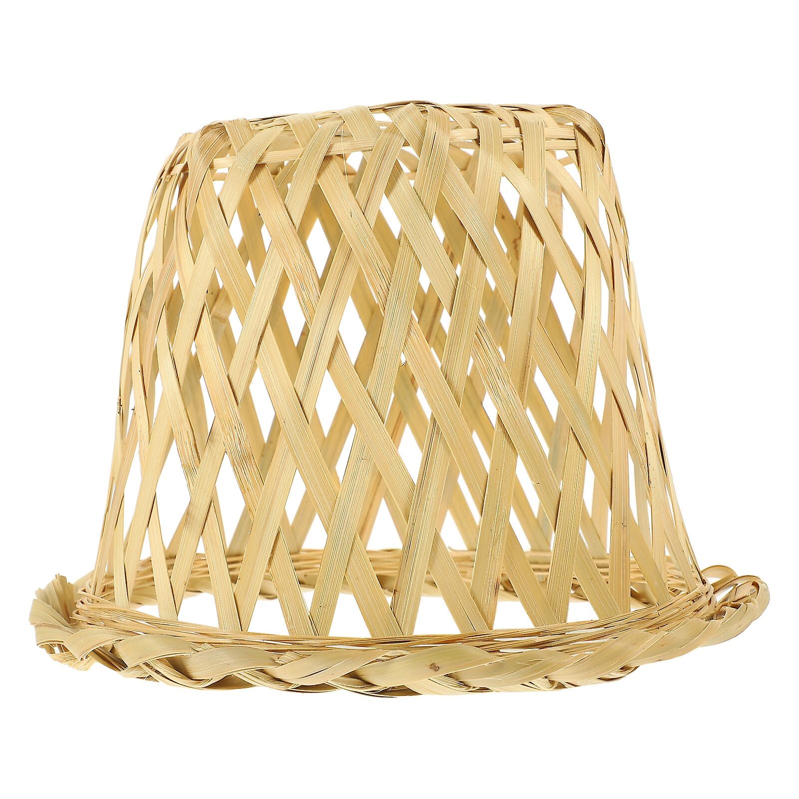 Weaving Lampshade Chandelier Light Shade Ceiling Lamp Cover Bamboo Light Shade