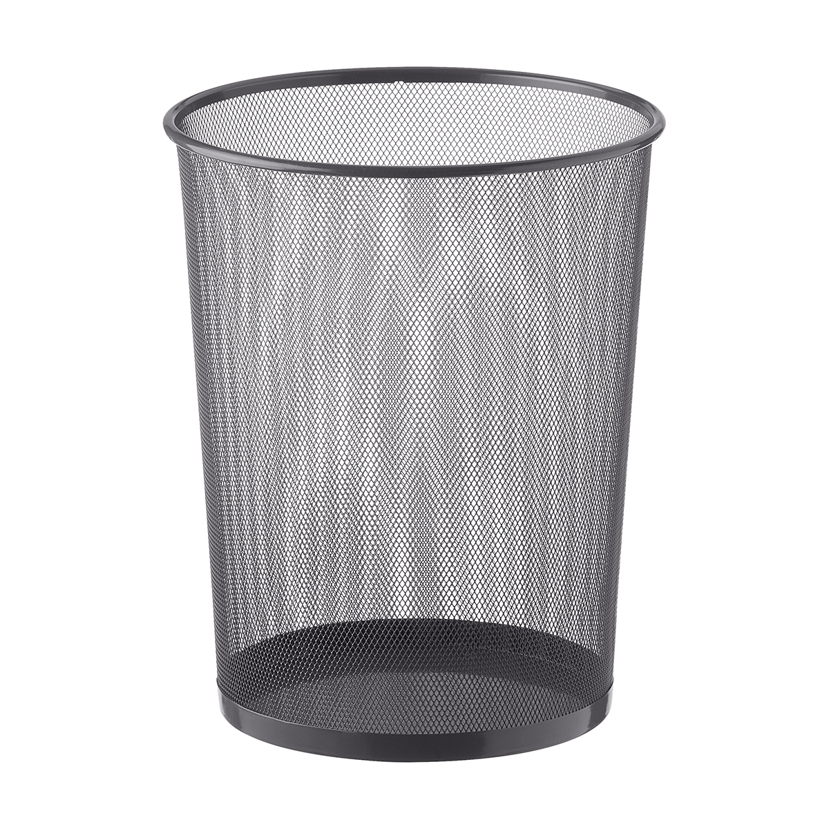 White Mesh Trash Can