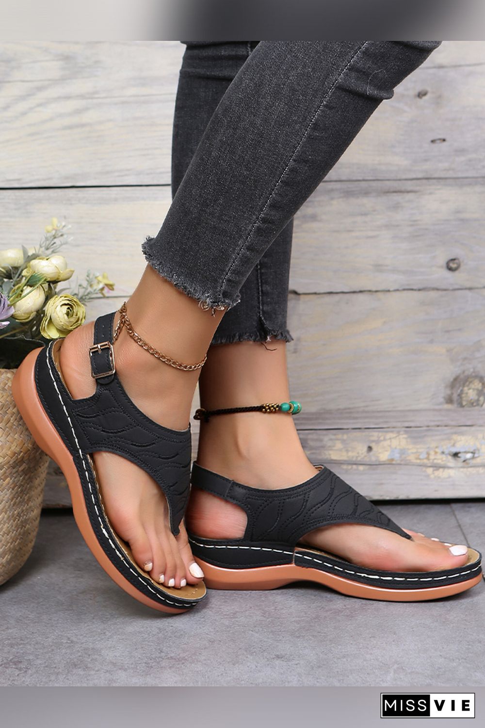 Summer Women Sandals With Buckle Wholesale