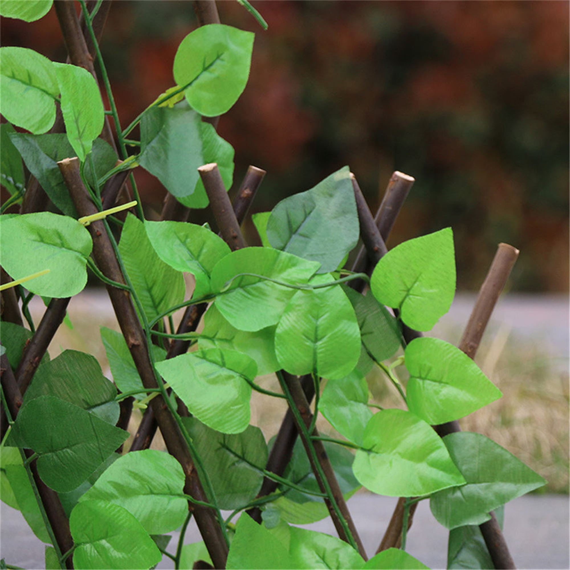 Artificial Garden Fence Eco-Friendly Stretchable Decoration Green Wall for Home Balcony Restaurant