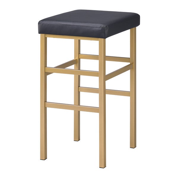 Porch and Den Moscato Gold 30-inch Backless Stool