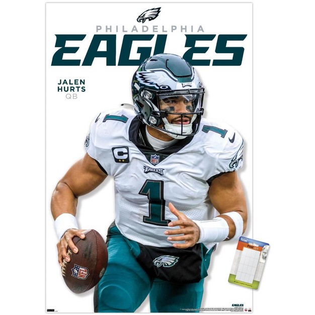 Trends International Nfl Philadelphia Eagles Jalen Hurts Feature Series 23 Unframed Wall Poster Prints