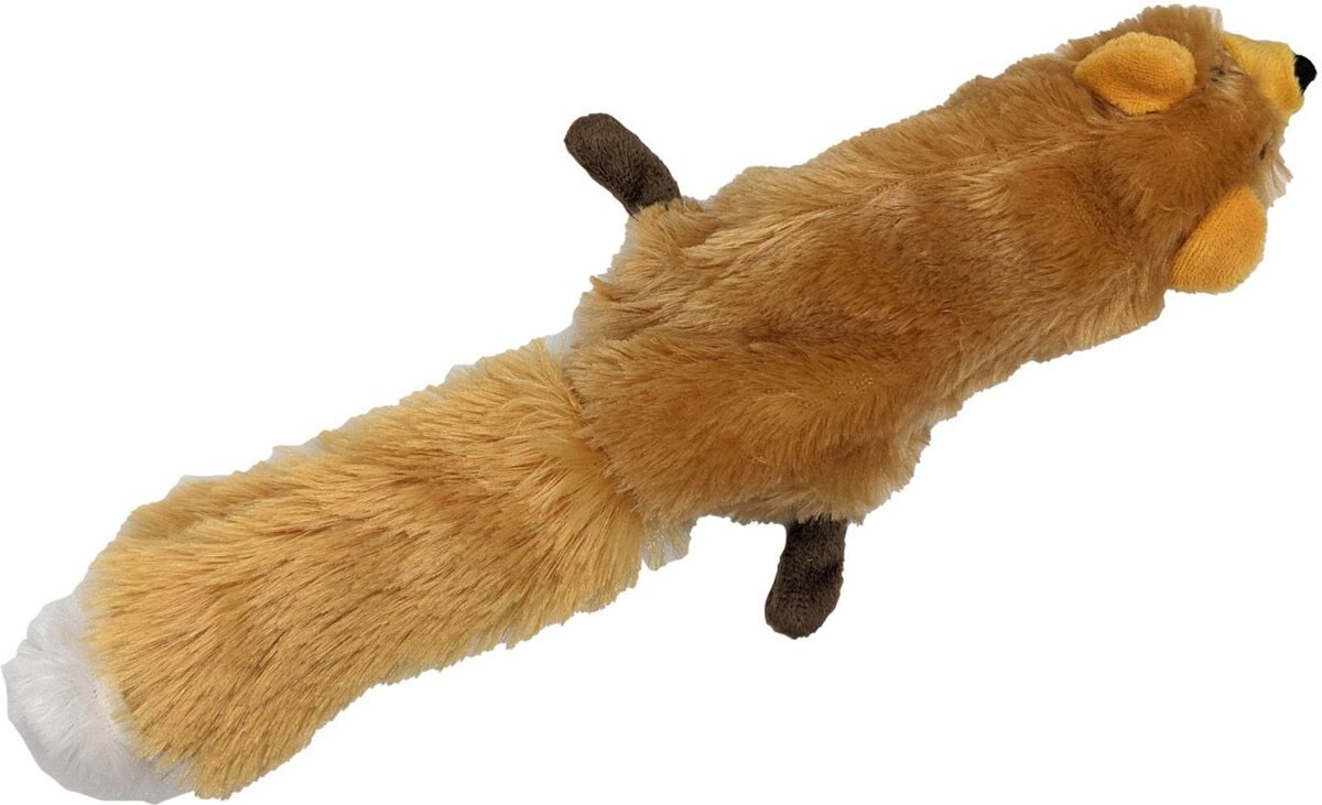 Ethical Pet Flippin' Skinneeez Fox  Exercise Cat Toy with Catnip， Assorted