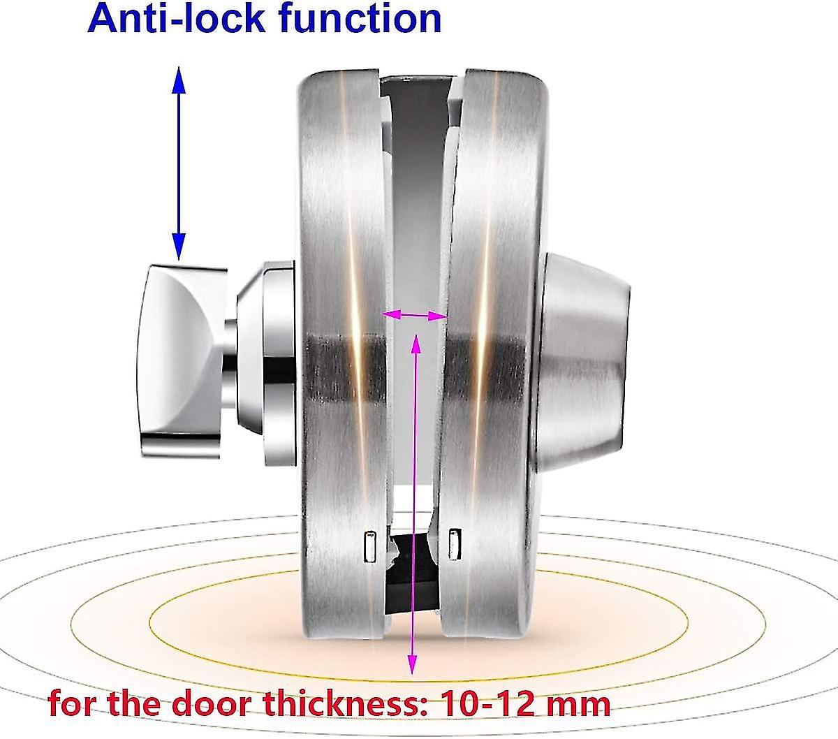 No Drilling Stainless Steel Glass Door Double Glass Door Center Glass Door Double Sliding Door Glass Door