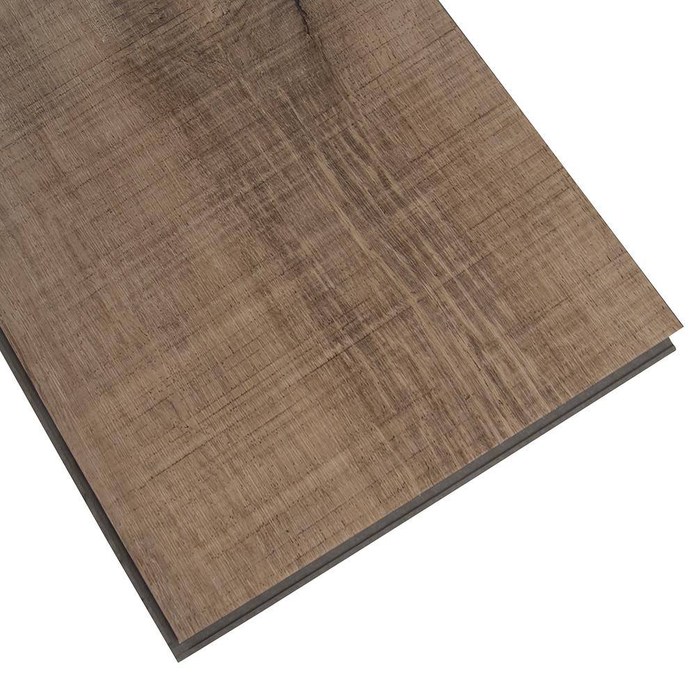 MSI Woodland Rustic Pecan 12 MIL x 7.1 in. W x 48 in. L Click Lock Waterproof Luxury Vinyl Plank Flooring (23.8 sqftcase) HD-LVR5012-0011