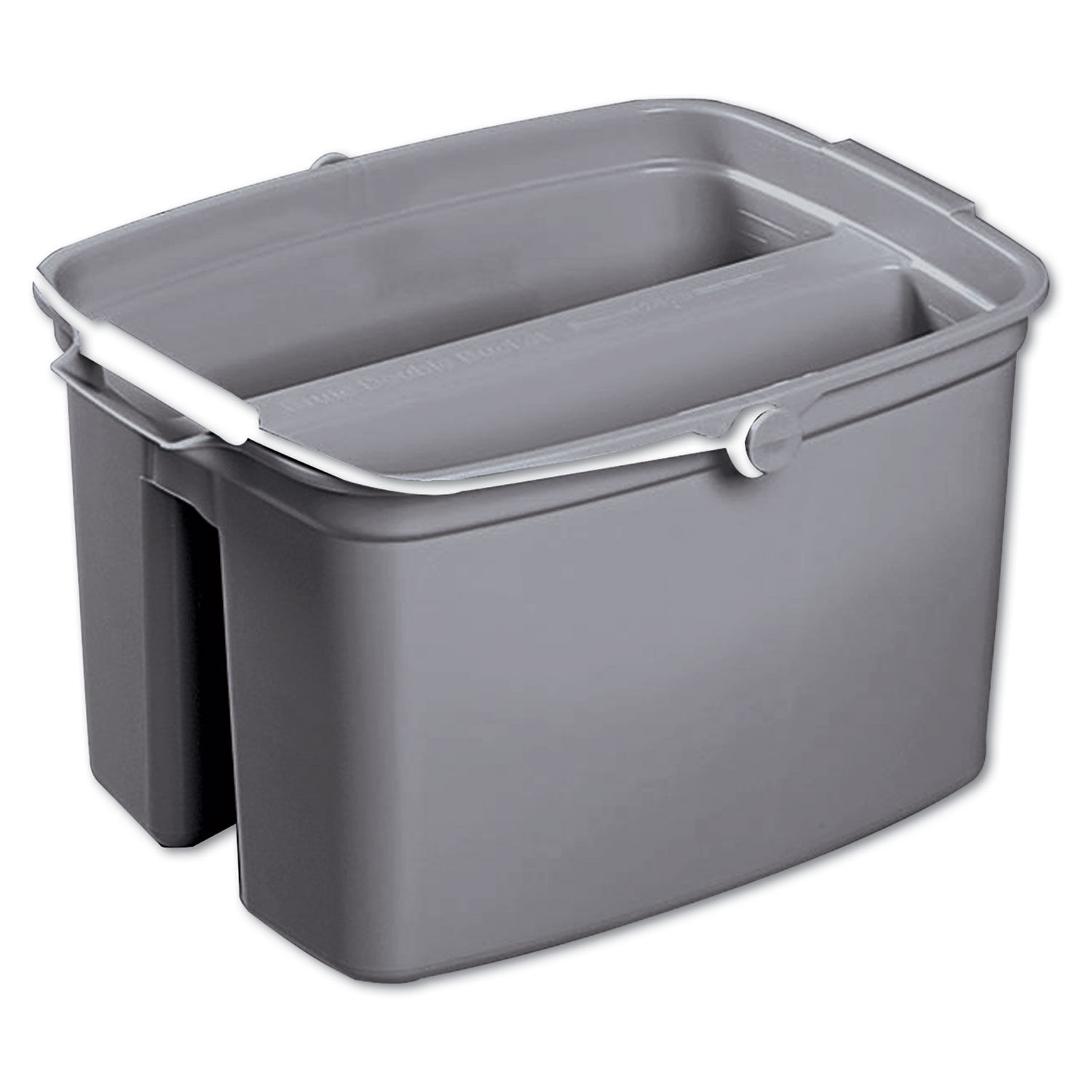 Double Utility Pail by Rubbermaidandreg; Commercial RCP2617GRA