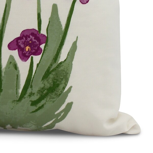 16 x 16 inch Pretty Little Flower Outdoor Pillow