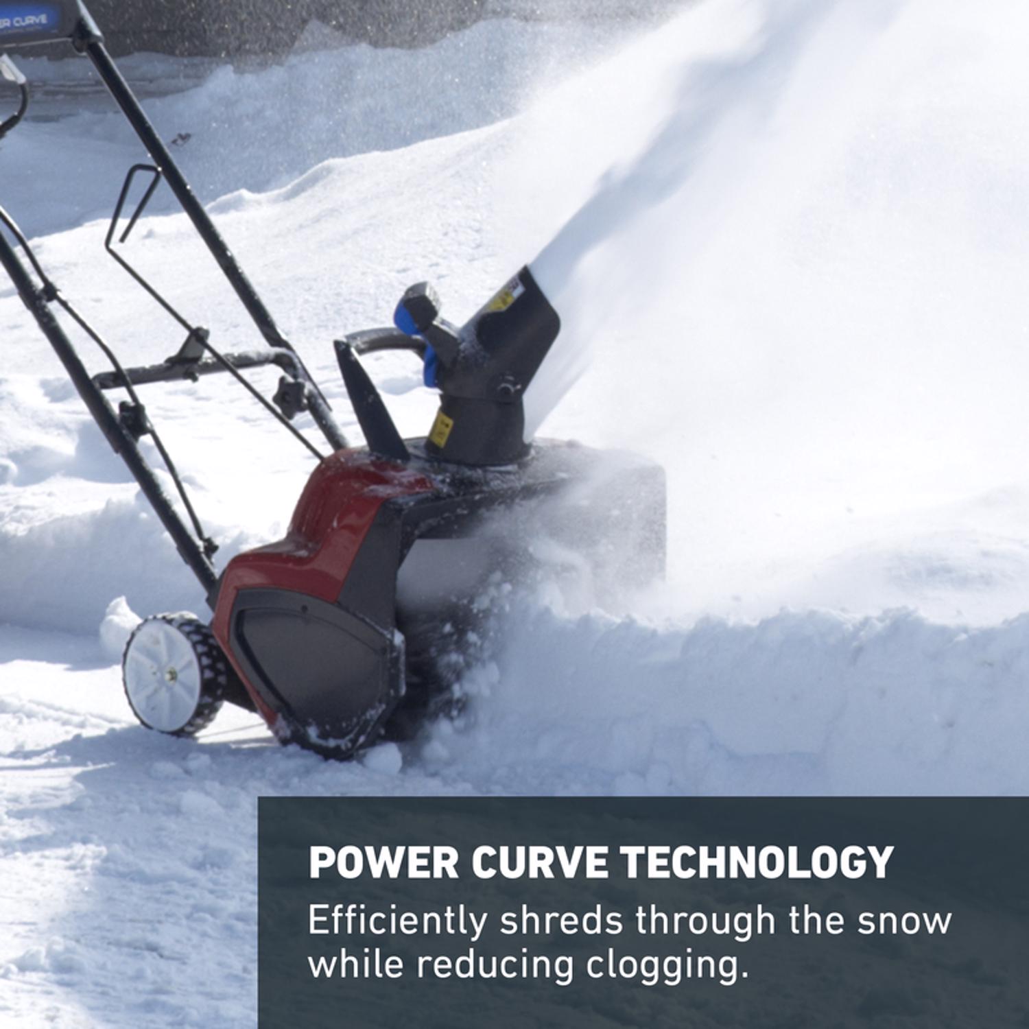 Toro Power Curve 18 in. Single stage Electric Snow Blower Tool Only