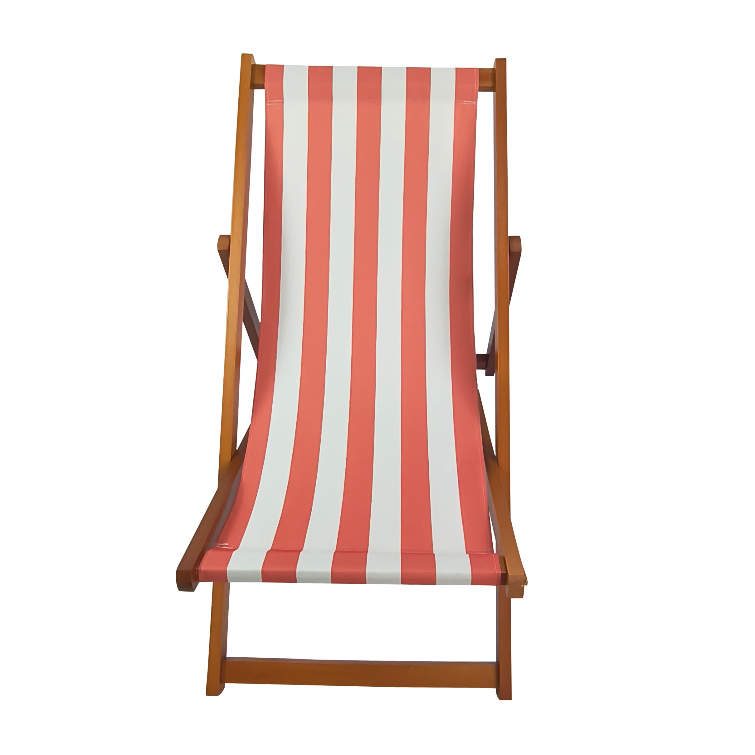 ametoys Outdoor/ beach /swimming pool /populus wood sling chair Orange Stripe （color:Orange ）folding chaise chair