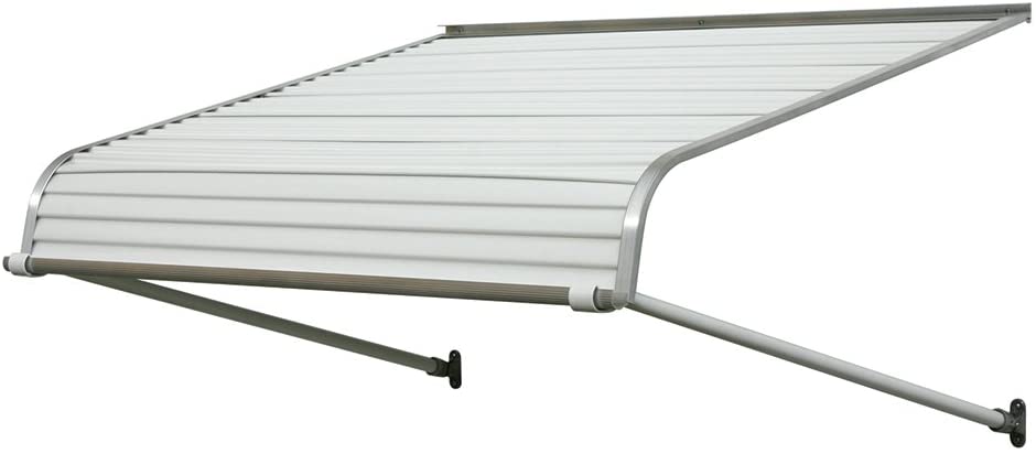 NuImage Awnings 60425 Series 2500 Aluminum Door Canopy with Support Arms