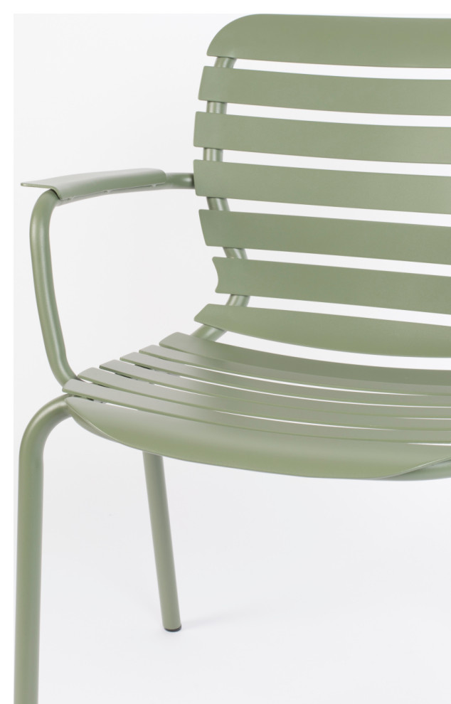 Aluminum Garden Armchairs (2)  Zuiver Vendel   Contemporary   Outdoor Dining Chairs   by Oroa   Eichholtz Furniture  Houzz