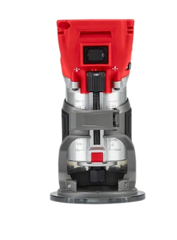 Milwaukee 2723-20 Compact Router， 18 V， 5 Ah， 1/4 in Collet， 10，000 to 31，000 rpm Load