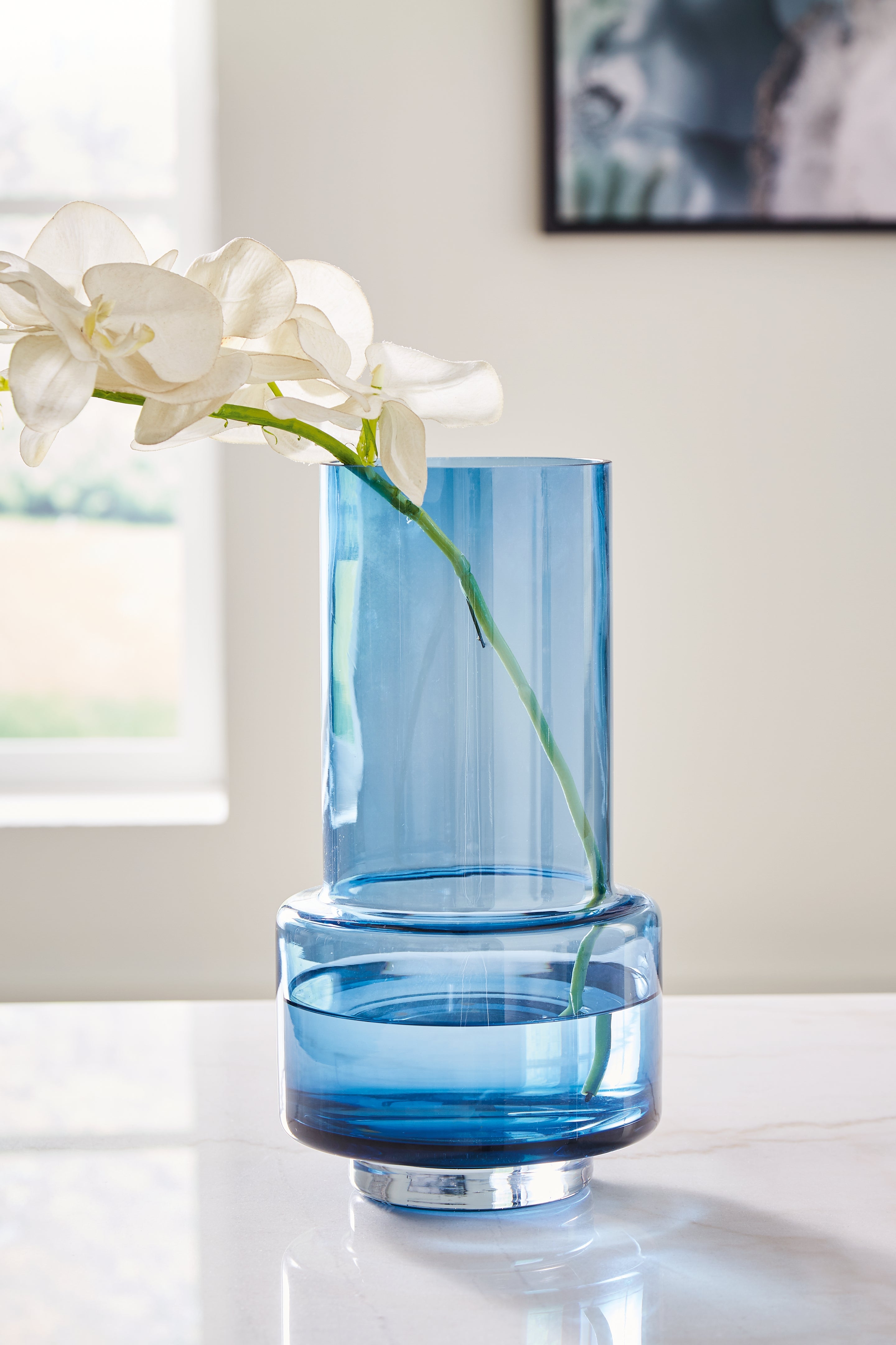 (Online Special Price) Bealen Dark Blue Vase