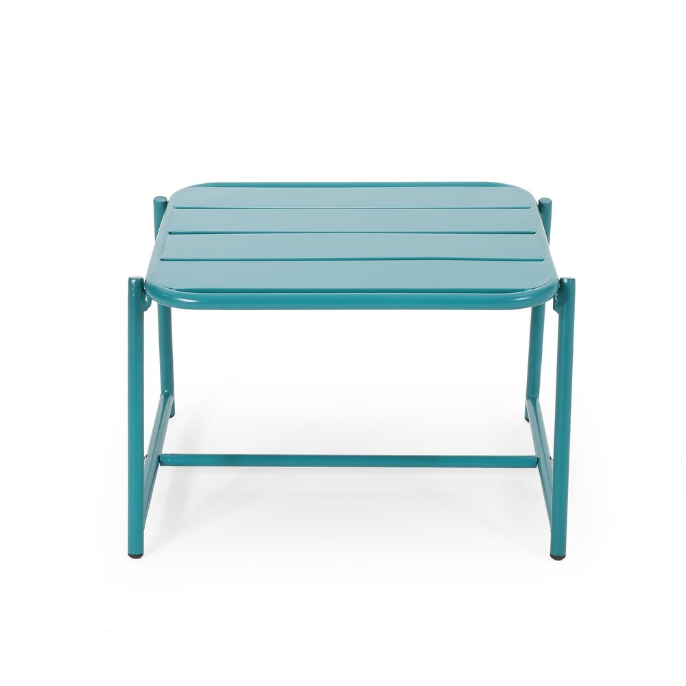 Cowan Iron Outdoor Side Table by Christopher Knight Home