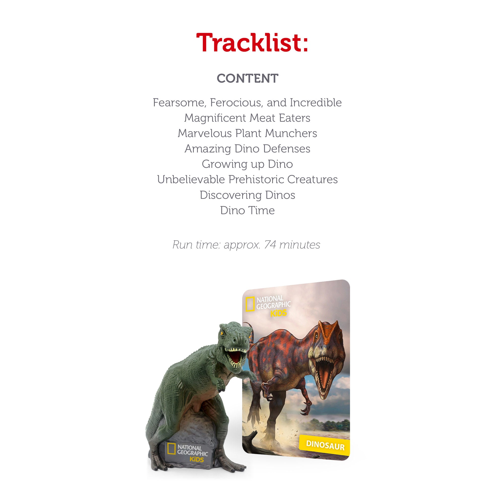Tonies Dinosaur Audio Play Figurine from National Geographic