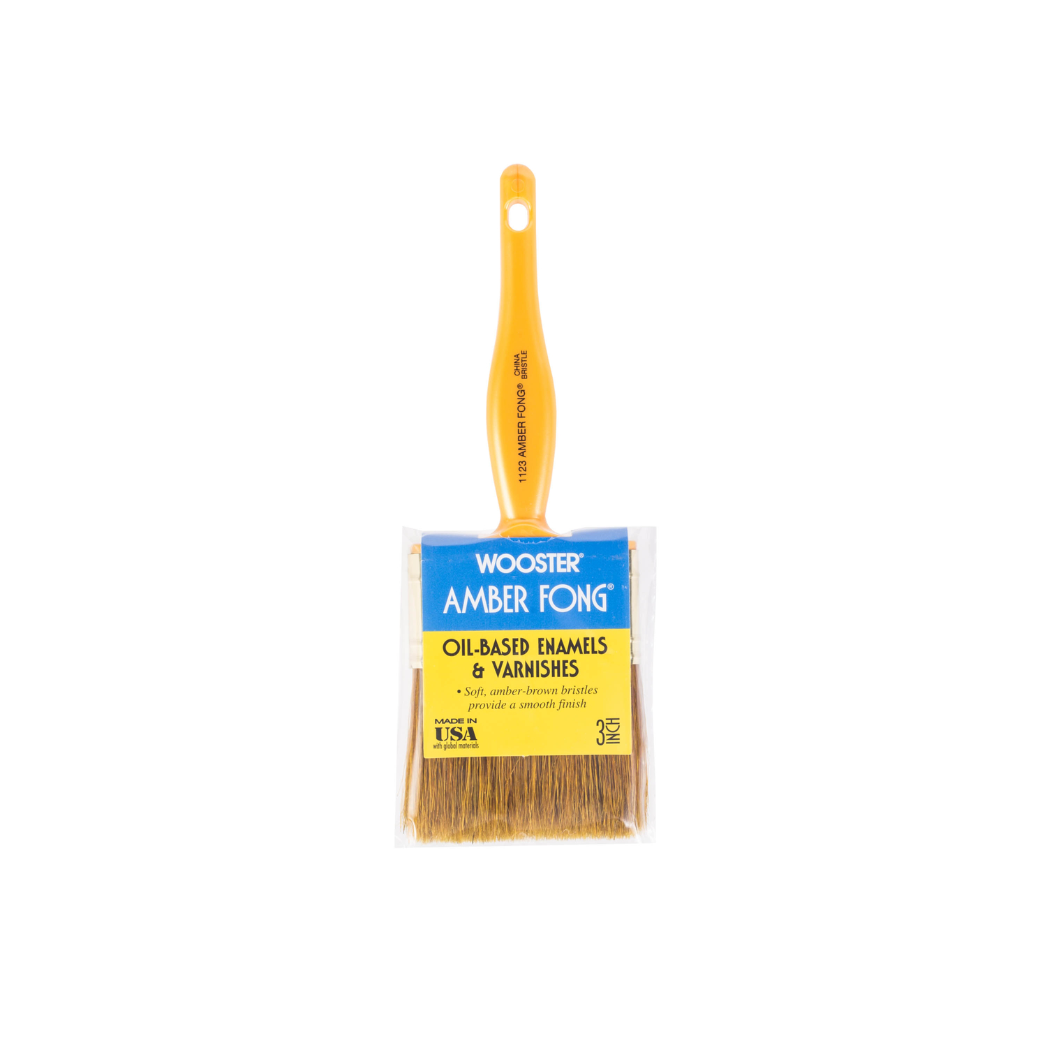 Wooster Amber Fong 3 in. Flat Paint Brush