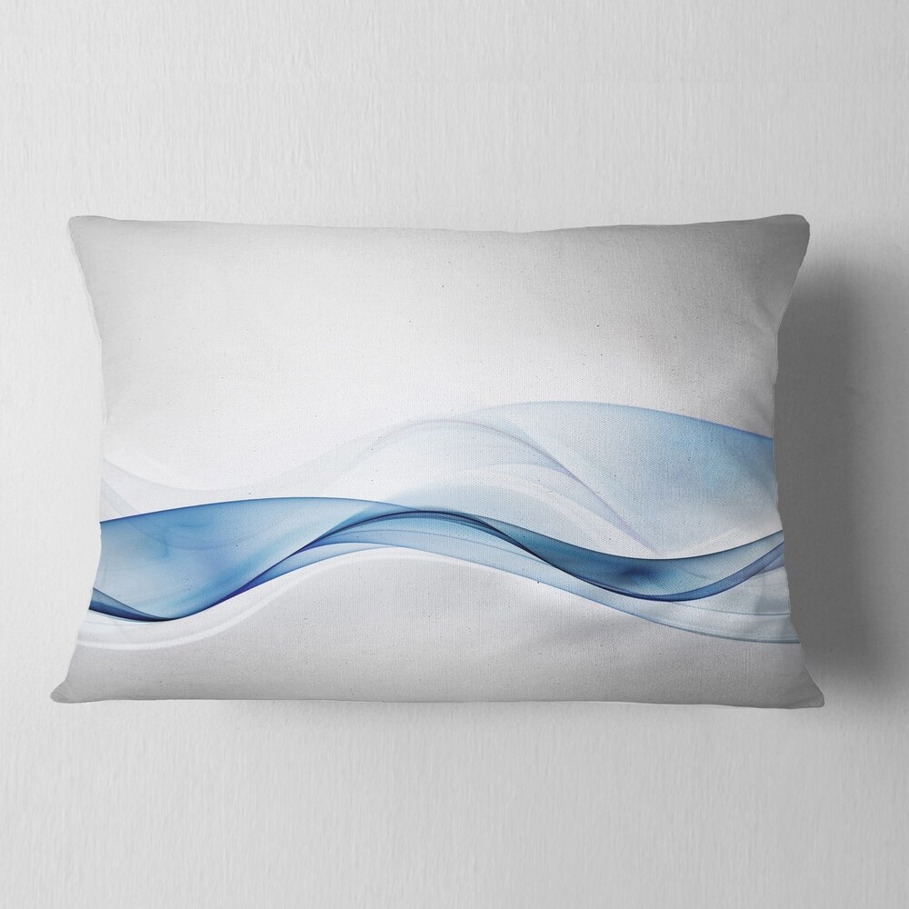 Designart '3D Wave of Water Splash' Abstract Throw Pillow