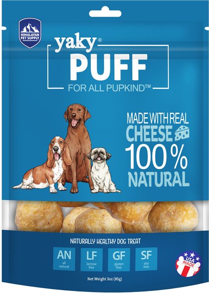 Himalayan Pet Supply Grain-Free yakyPUFF Cheese Dog Treats